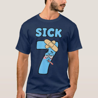 T-shirt Sick Seven Tee-shirt drôle de jeu de mots