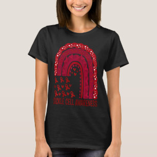 T-shirt Sickle Cell Anemia Survivante Support Squad Bourgo