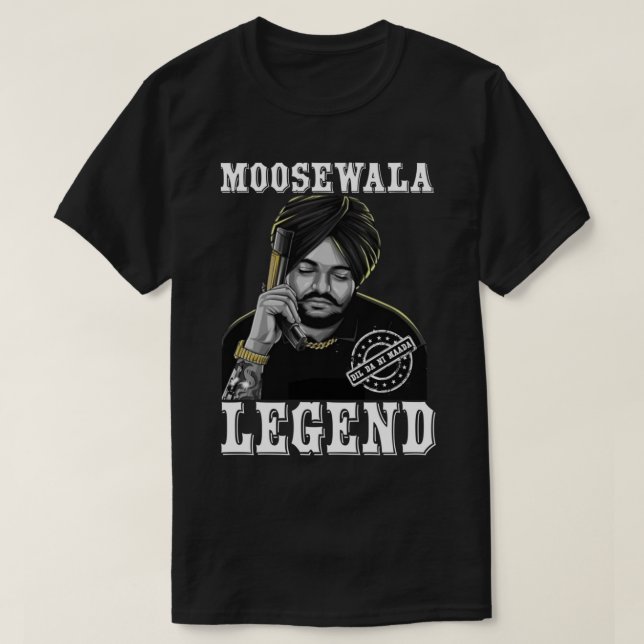 T-shirt sidhu moose wala (Design devant)