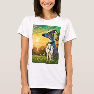 T-SHIRT SIÈGE À BLANCHIMENT AU COUCHER DU SOLEIL