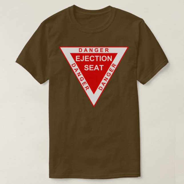 T-shirt Siège d'éjection de danger 1 (Design devant)