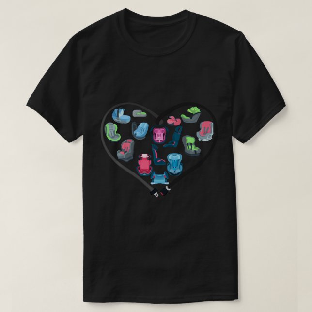T-shirt Sièges - TSPC - Techniciens de la sécurité des pas (Design devant)