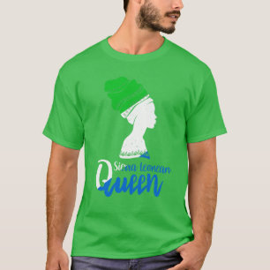 T-shirt Sierra Leone Drapeau Sierra Leone Racines Afro