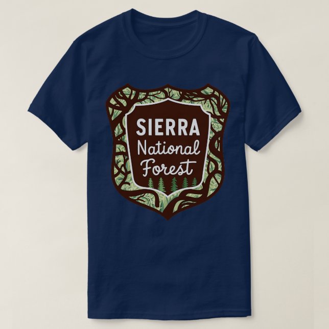 T-shirt Sierra National Forest California (Design devant)