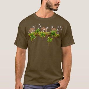 T-shirt Sifakas Lemur Lover Vari Madagascar Singe animal