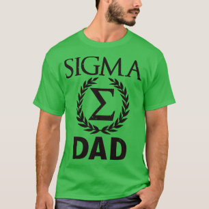 T-shirt Sigma Dad Sigma Homme Cadeau Pour Fête des pères 1
