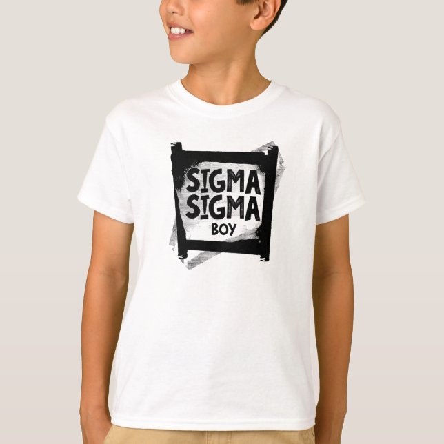 T-shirt Sigma Sigma Boy (Devant)