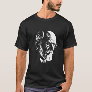 T-shirt Sigmund Freud, carte postale portrait