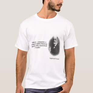 T-shirt Sigmund Freud sur la religion et la réalité