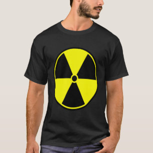 T-shirt Signal d'avertissement de danger de rayonnement ra