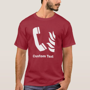 T-shirt Signal de sécurité téléphonique d'urgence