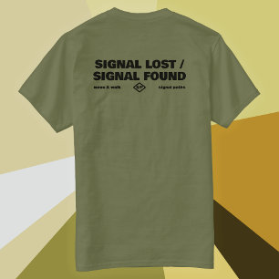 T-shirt Signal Perdu Signal Trouvé, Texte de Ralliement Ar