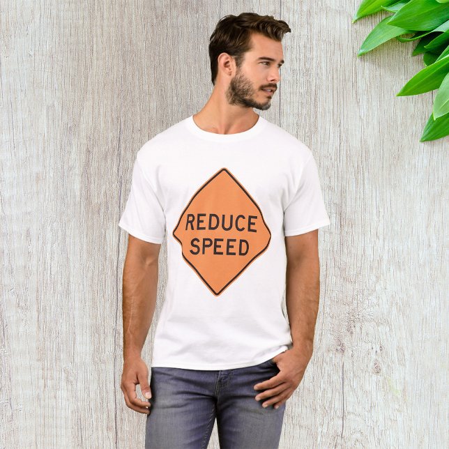 T-shirt Signal routier de réduction de la vitesse (Créateur téléchargé)