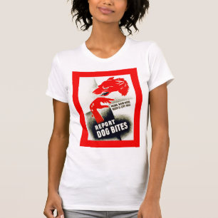 T-shirt Signaler les piqûres de chien