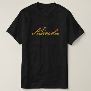 T-shirt Signature Abraham Lincoln