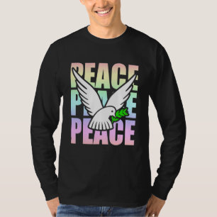 T-shirt Signature De Paix Pas De Déclaration Contre La Gue