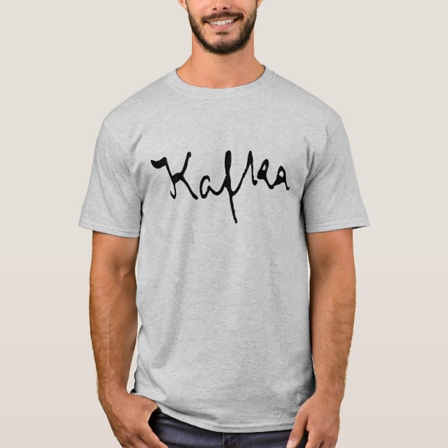 T-shirt Signature Franz Kafka (Devant)
