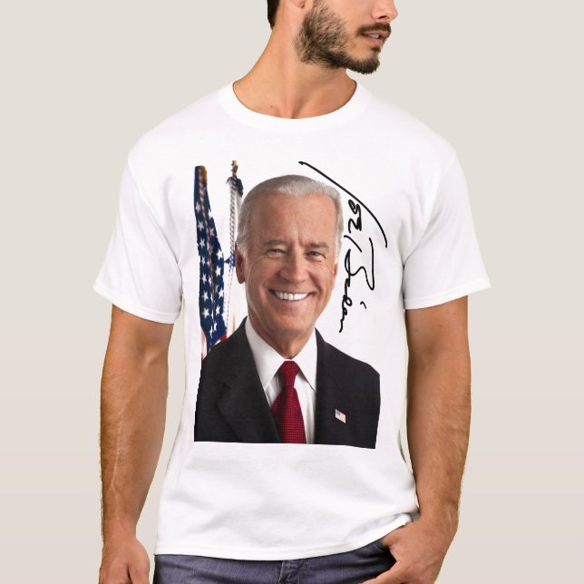 T-shirt signature Joe Biden (Devant)