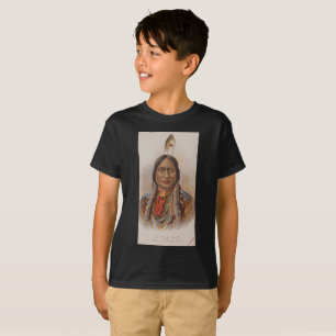 T-shirt Signaux de fumée : Lakota Indian Chief Sitting Bul