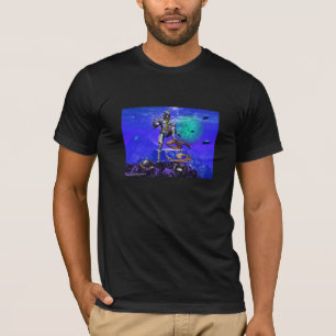 T-shirt SIGNE D'ANNIVERSAIRE DU Zodiac SOUS-MER SURRÉAL / 