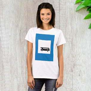 T-SHIRT SIGNE D'ARRÊT D'ARRÊT DE TRANSPORT PUBLIC