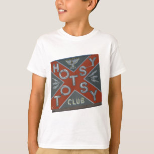 T-SHIRT SIGNE DE BARRE DE PIQUÉ DE HOTSY TOTSY