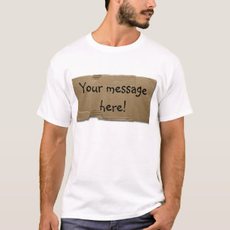 T-shirt Signe de carton de do-it-yourself
