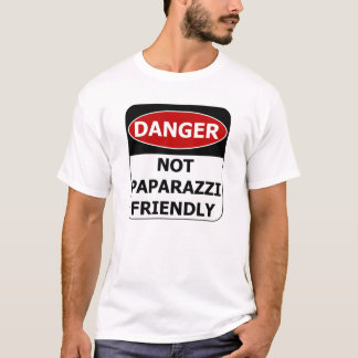 T-shirt Signe de danger - pas Paparazzi amical