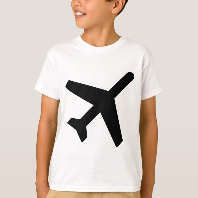 T-shirt Signe de départs d'AIGA (avion) (Devant)
