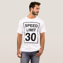 Signe de la limitation de vitesse 30