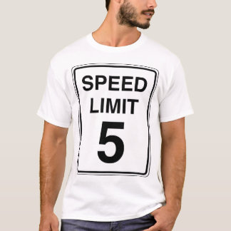 T-shirt Signe de la limitation de vitesse 5