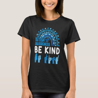 T-shirt Signe de la main pour la sensibilisation à l'autis