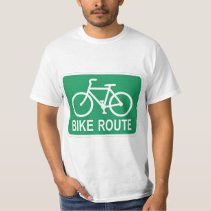 T-SHIRT SIGNE DE LA ROUTE VÉLO TRÈS AMUSANTE