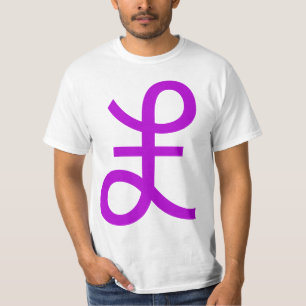 T-shirt Signe de livre - violet