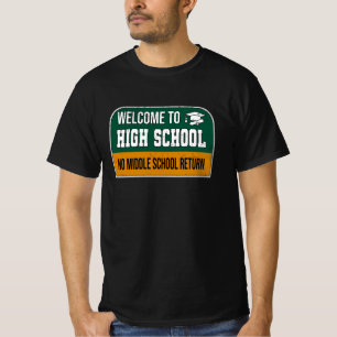 T-shirt Signe de lycée diplômé Moyen-Âge