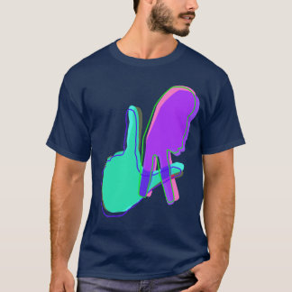 T-shirt Signe de main de LA