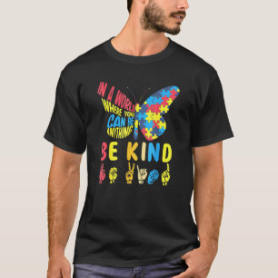 T-shirt Signe de main en langue des signes pour la sensibi