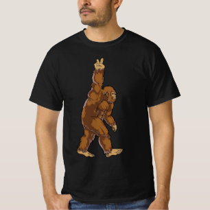 T-shirt Signe de paix Bigfoot