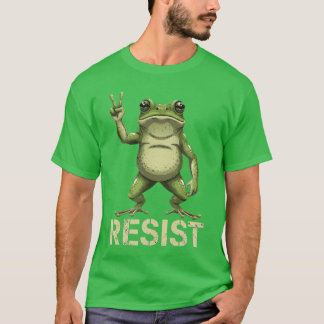 T-shirt Signe de paix de protestation de résistance de gre