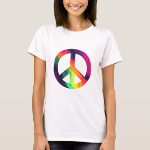 T-shirt Signe de paix hippie