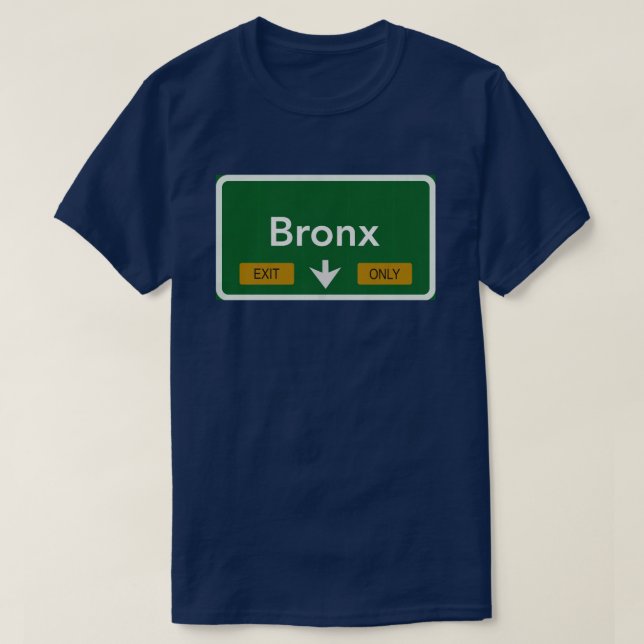 T-shirt Signe de route de Bronx (Design devant)