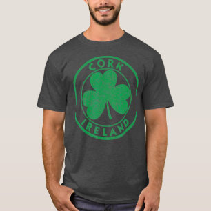 T-shirt SIGNE DE Shamrock Vintage DE L'Irlande DU Cork Dis