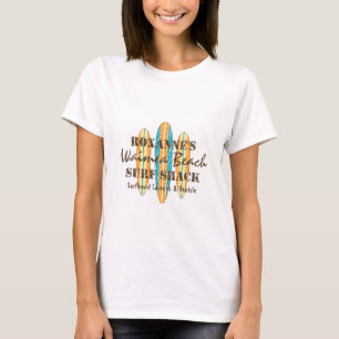 T-shirt SIGNE DE surf Monogramme en détresse Surf hawaïen