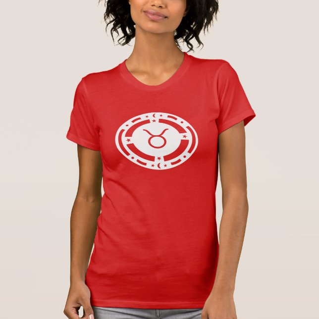 T-shirt Signe de zodiaque de Taureau (Devant)