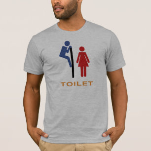 T-shirt Signe drôle de toilette