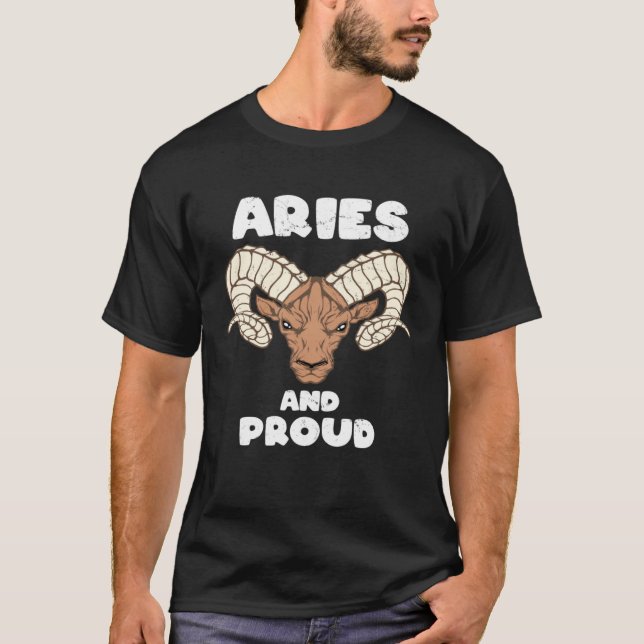T-shirt Signe du zodiaque Bélier (Devant)