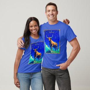 T-shirt Signe du zodiaque Taureau enraciné dans la Terre e