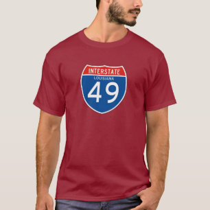 T-shirt Signe d'un état à un autre 49 - la Louisiane