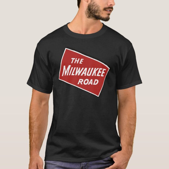 T-shirt Signe ferroviaire 2 de route de Milwaukee (Devant)