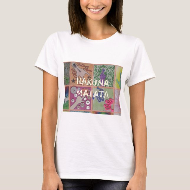 T-shirt Signe Hakuna Matata - Impression (Devant)